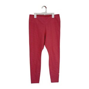 Nike Dri-Fit Red Patterned High-Waist Leggings Size L Womens